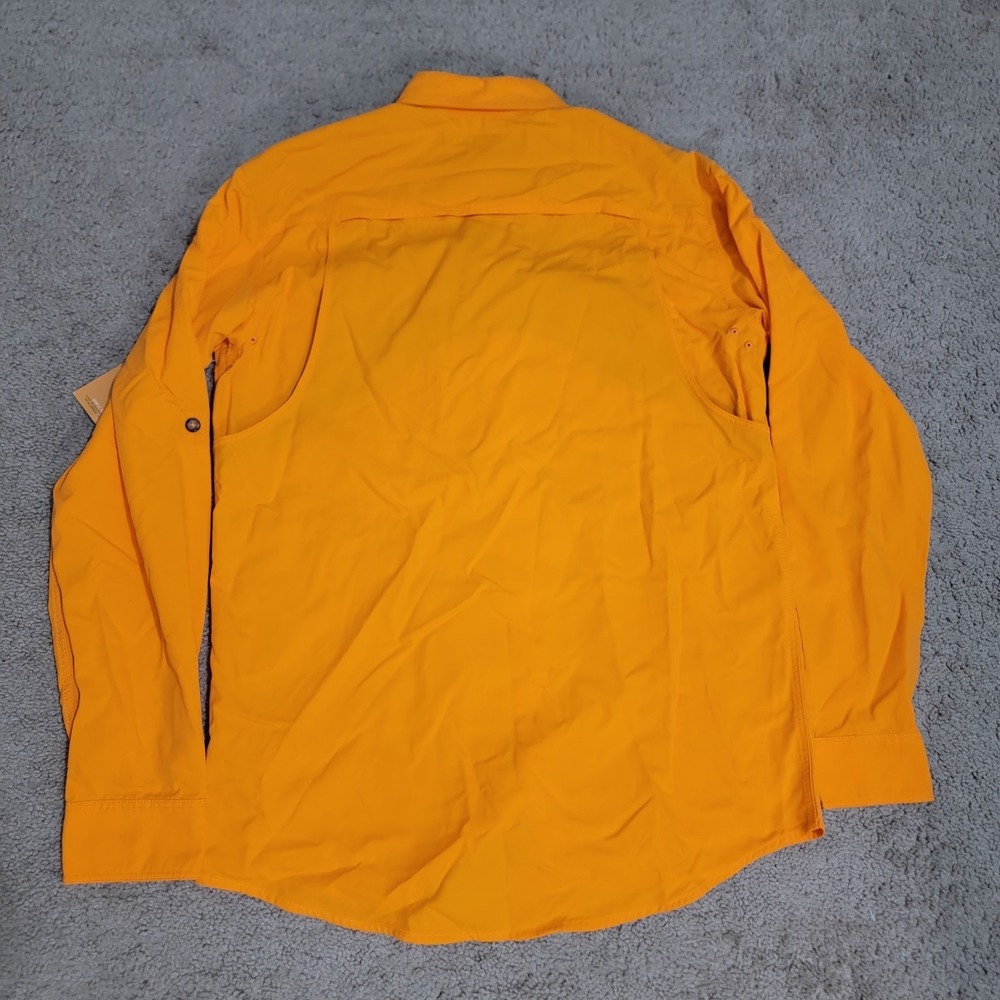 Duck Camp Lightweight Hunting Shirt Long Sleeve Men's Size Medium Blaze Sample - Picture 3 of 7